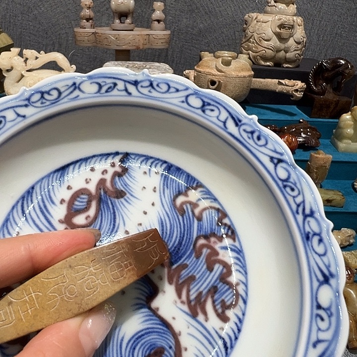 夏***天瓷片瓷器制作工艺品