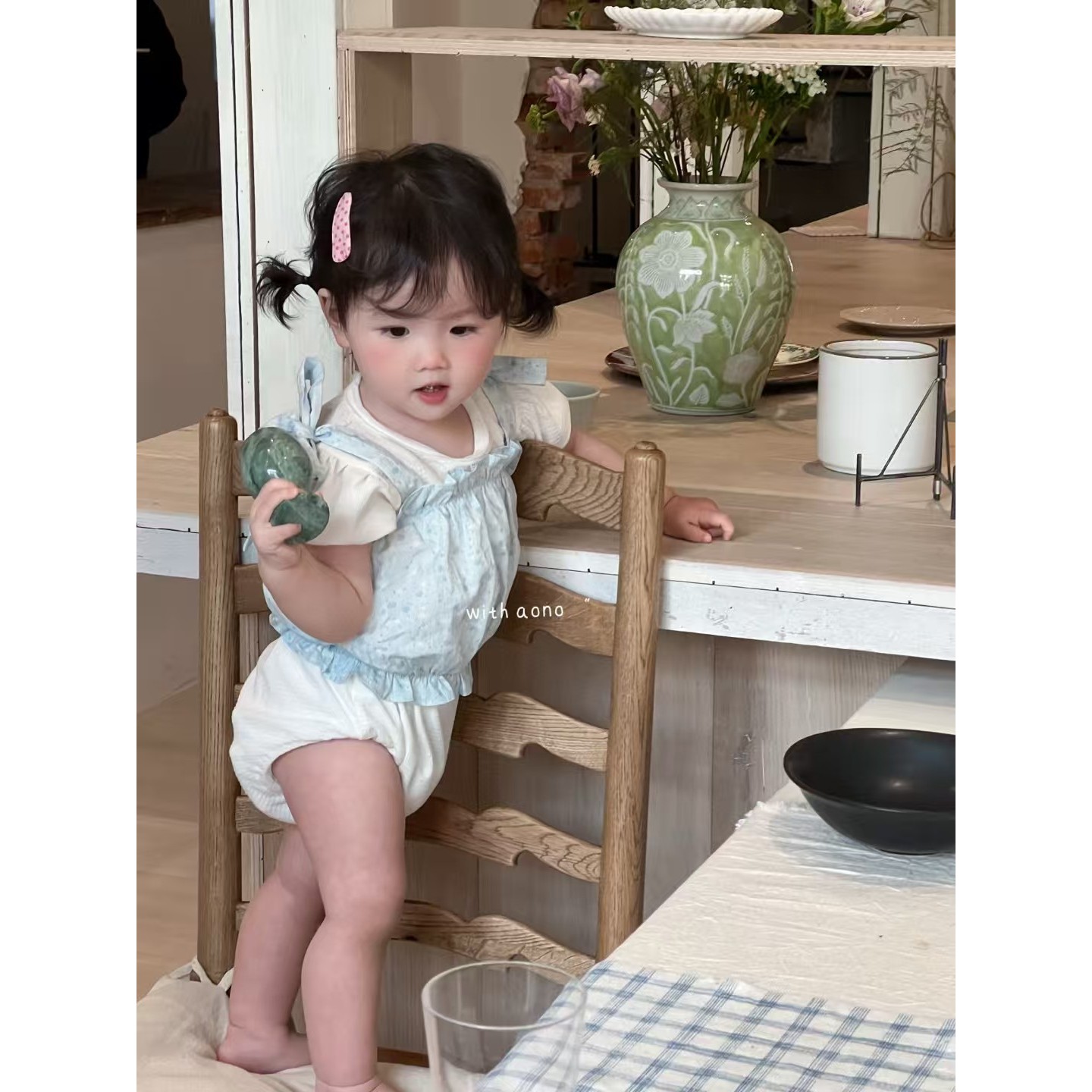 【NO退NO换】欢宝2店-AONO-2025夏-编码0271-AN25X026-小包屁套装