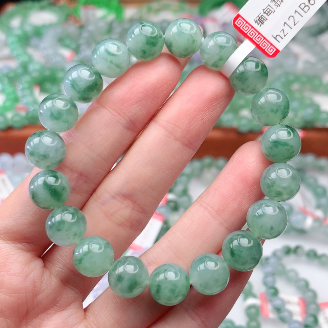 翡翠手链未镶嵌翡翠10mm