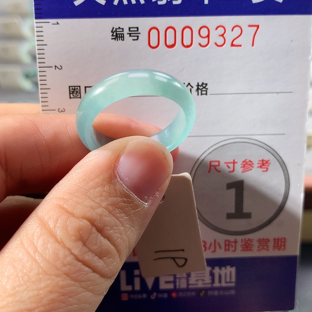 翡翠未镶嵌戒指19号