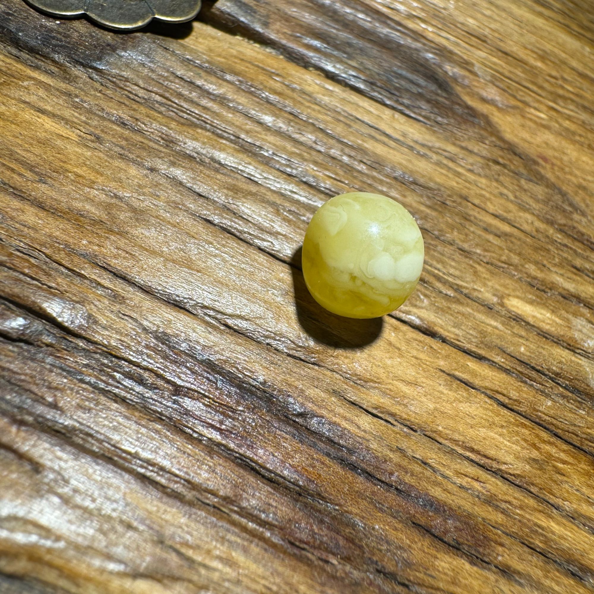 笙汐-蜜蜡10mm老型单珠文玩配饰天然无优化（多样性发货）一粒