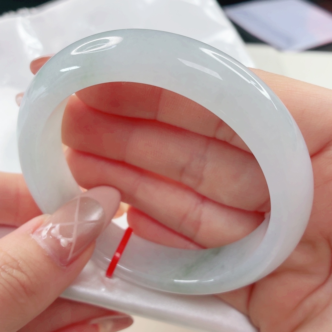 翡翠未镶嵌手镯56.2x294