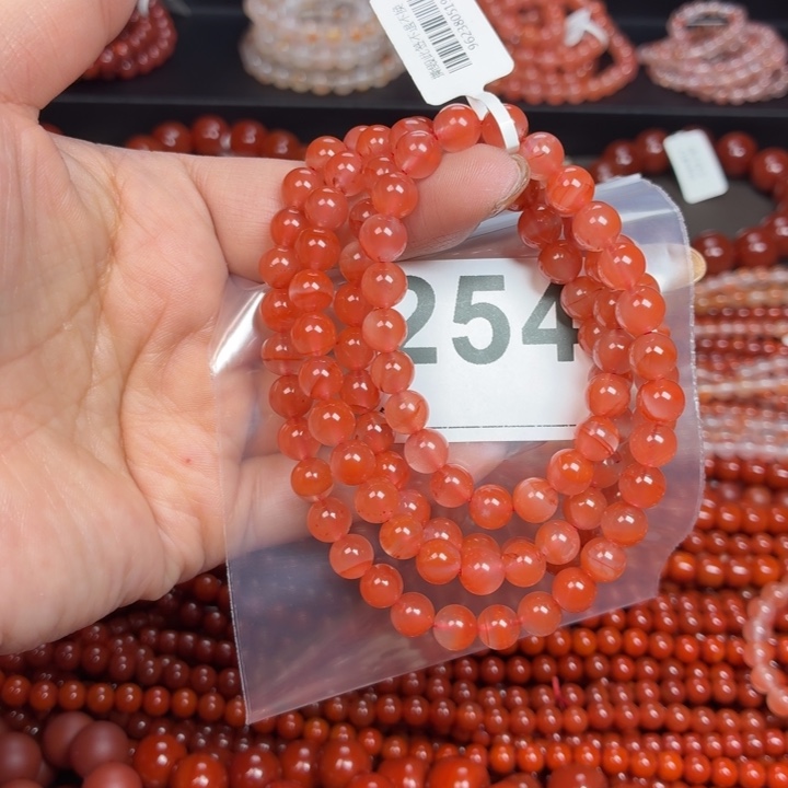 一****南红玛瑙未镶嵌项链