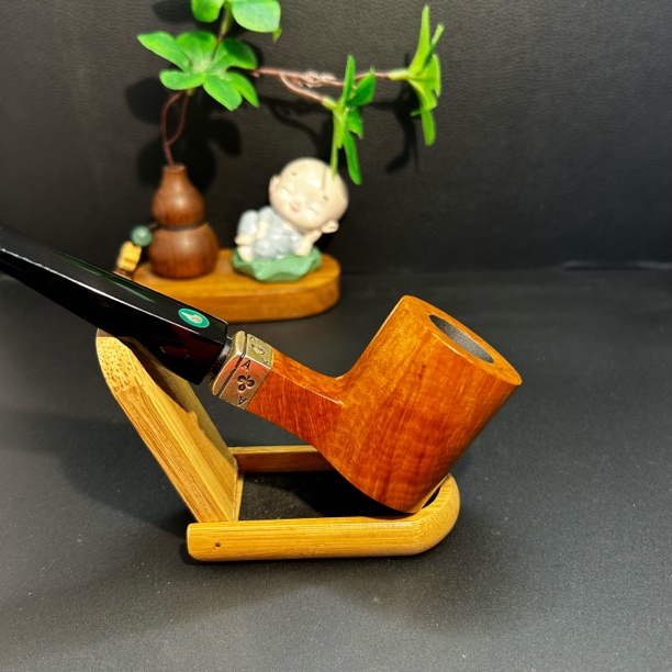 意大利鸭子的扑克牌系列原木色3毫米烟斗