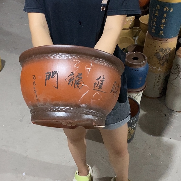 紫砂花盆紫砂花盆