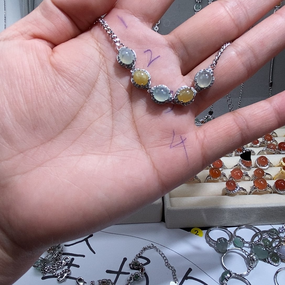 渣***丸翡翠未镶嵌戒指缅甸