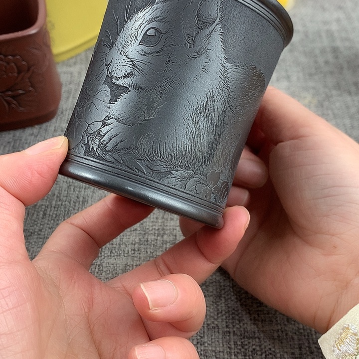 紫砂茶杯高端主人杯