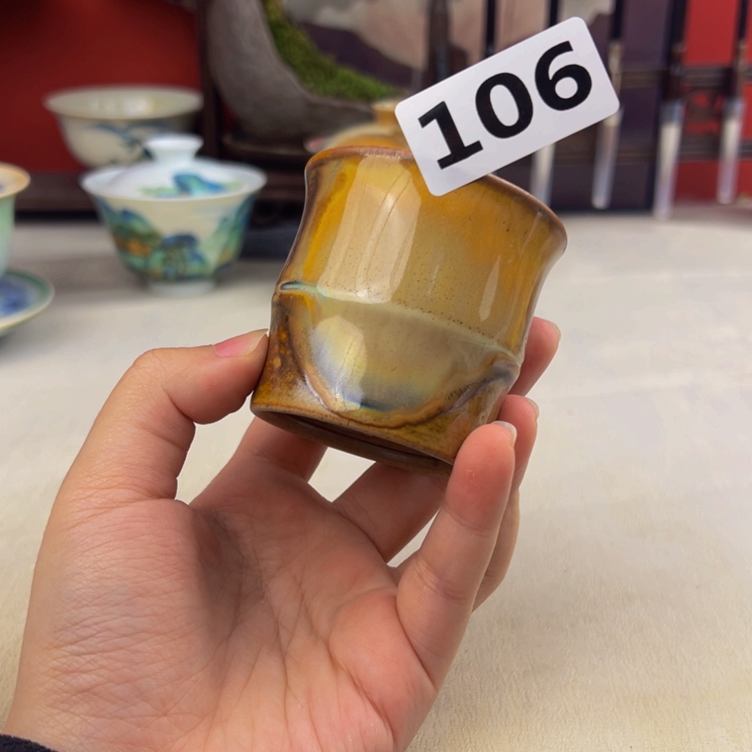 杯子纯手工柴烧主人杯