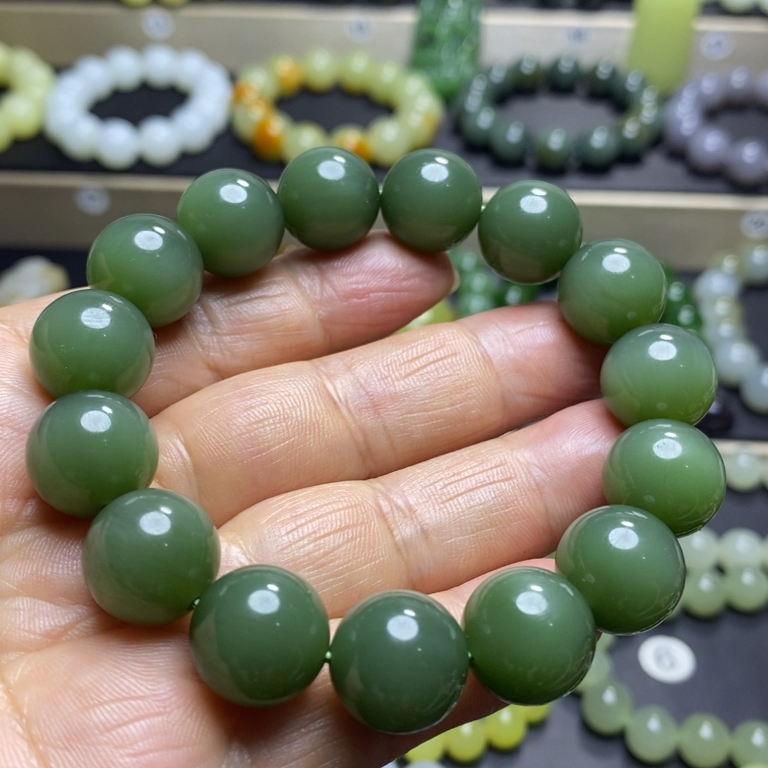 和田玉手串未镶嵌