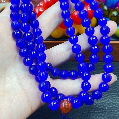 玛瑙/玉髓手链未镶嵌青金兰8