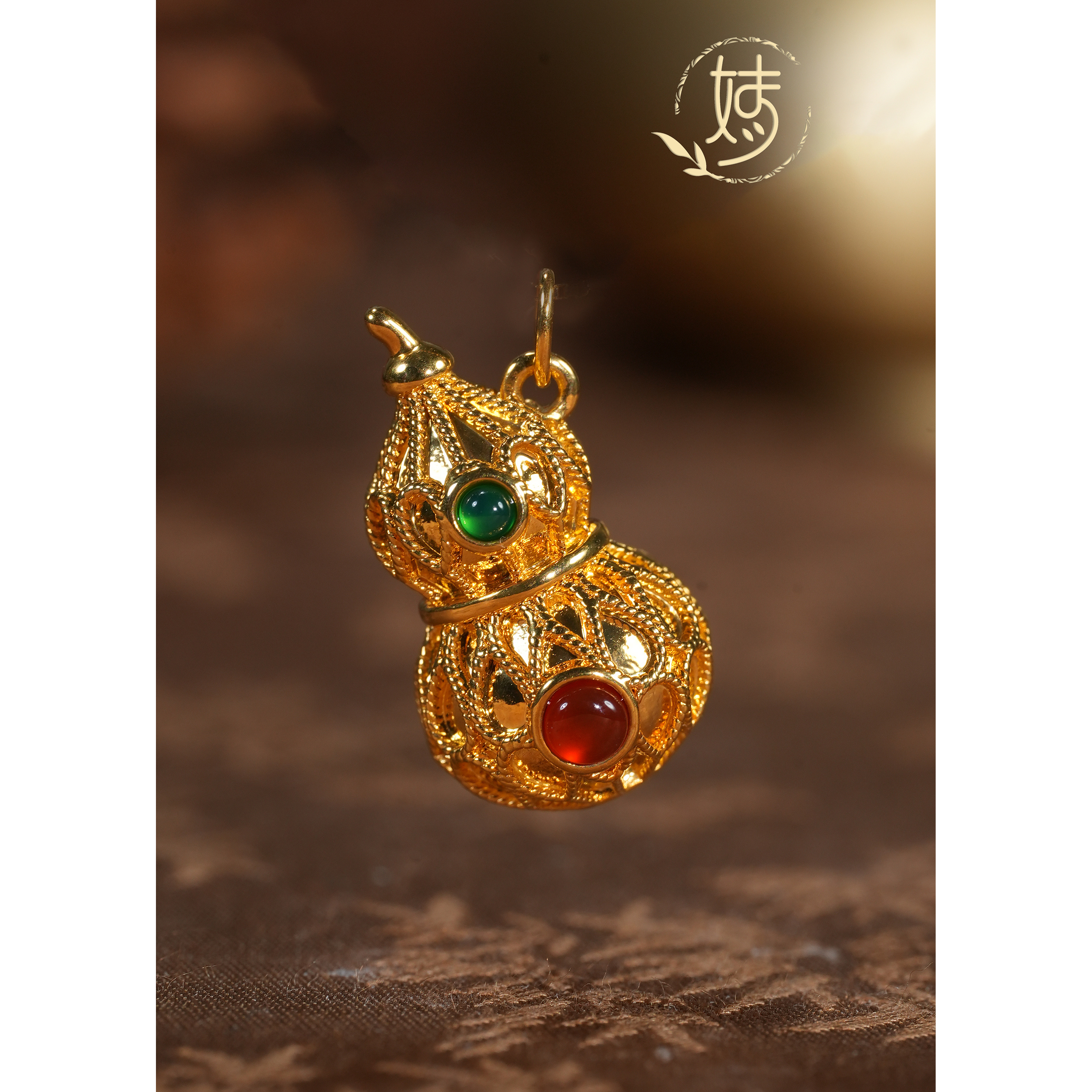 【婧婧精选】臻品 · 18K金葫芦吊坠 超厚金 春日珠宝 约9-10mm
