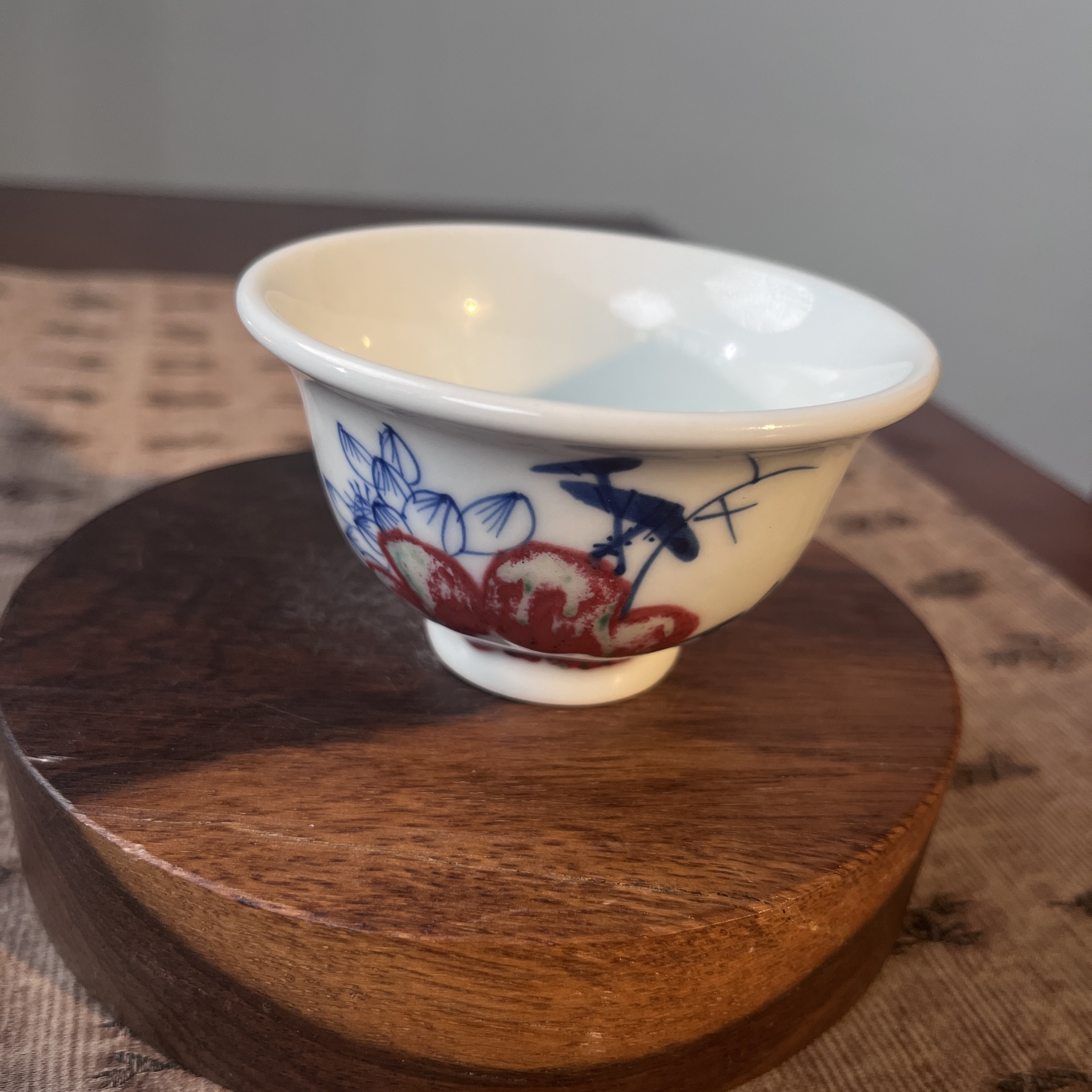 釉里红荷花小压手 | 周大乐优选