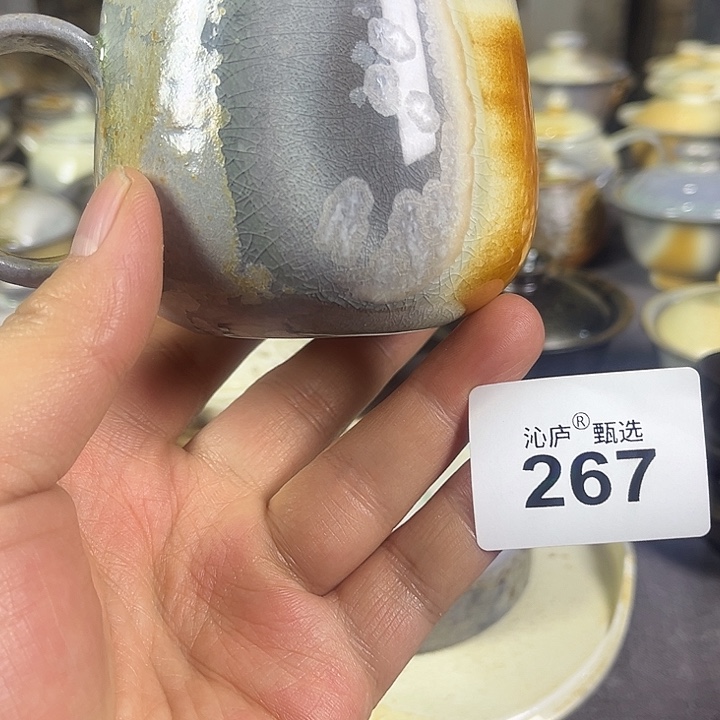 沁庐柴窑古法柴烧全手工茶具