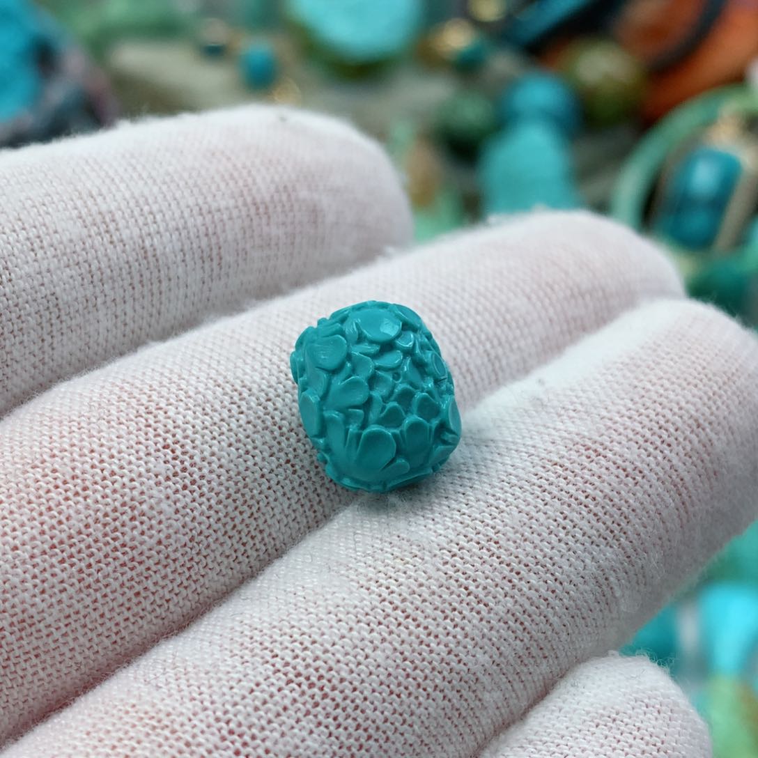 绿松石珠宝奇石未镶嵌