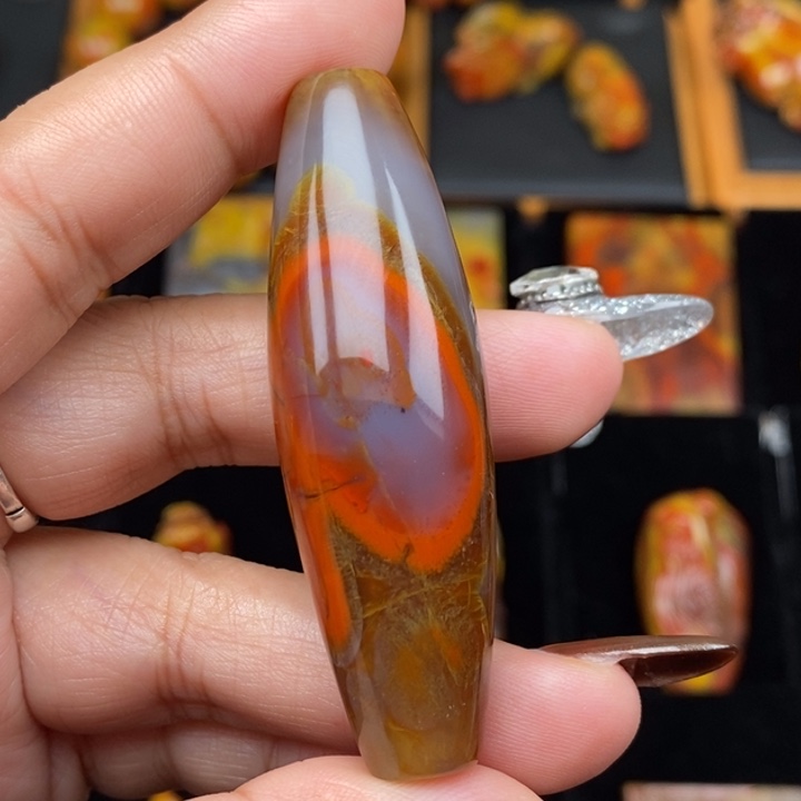 玛瑙/玉髓未镶嵌颈饰