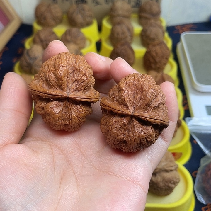 ****李把件文玩核桃老核桃43