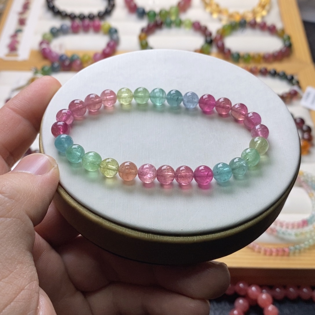 未镶嵌碧玺手链碧玺