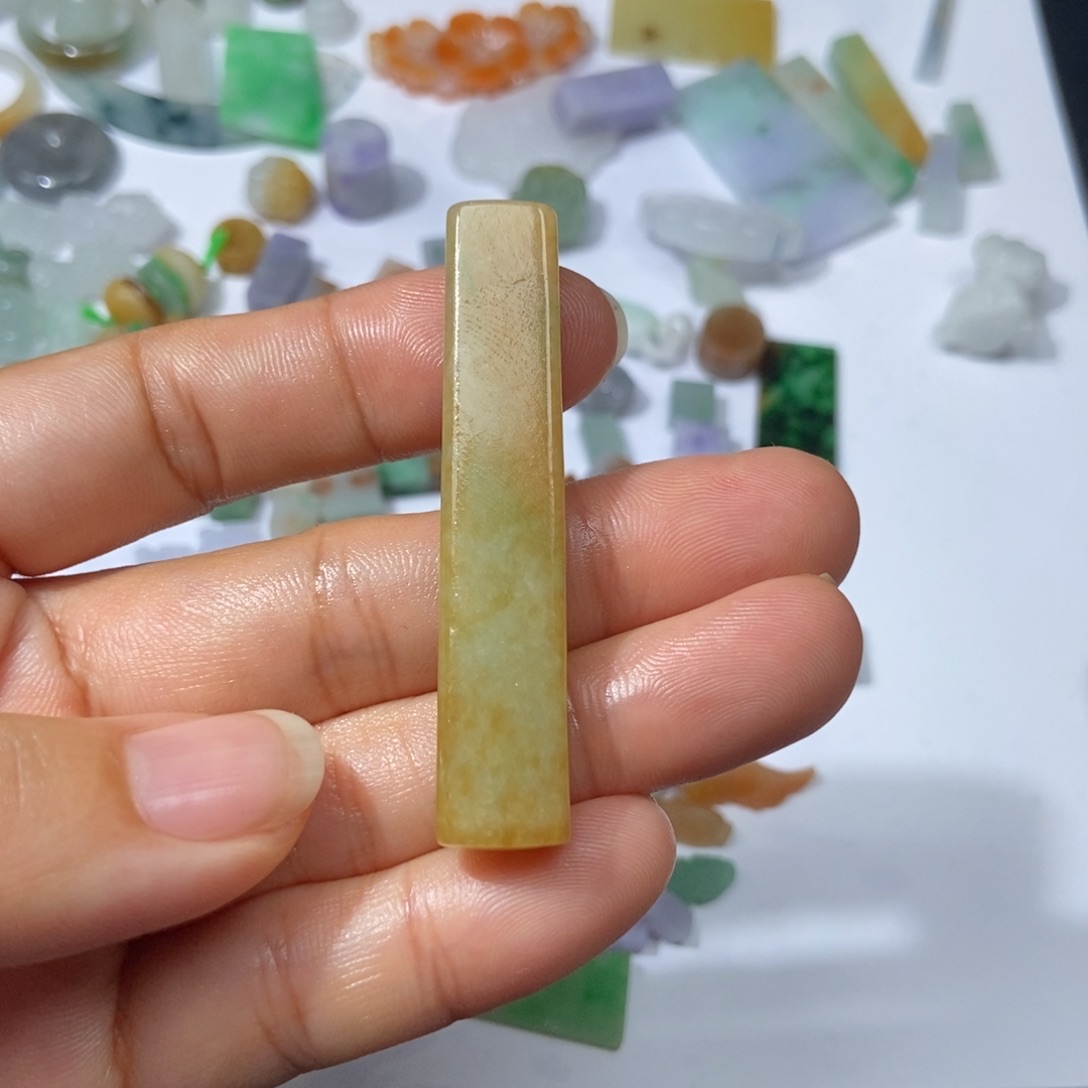 未镶嵌定制翡翠翡翠54.6*10.6*6.2