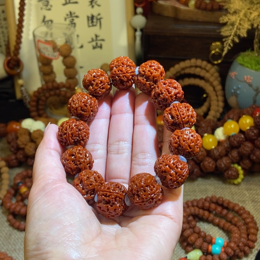 金刚菩提手串205玉化素