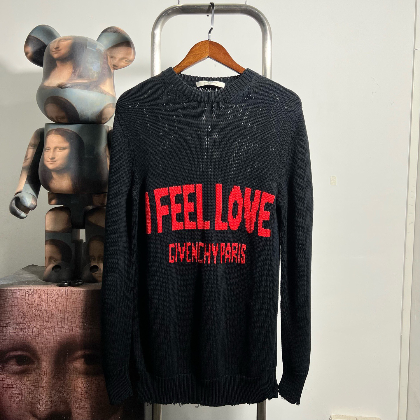 99新 Givenchy/纪梵希 logo毛衣 尺码：XS胸围46衣长79