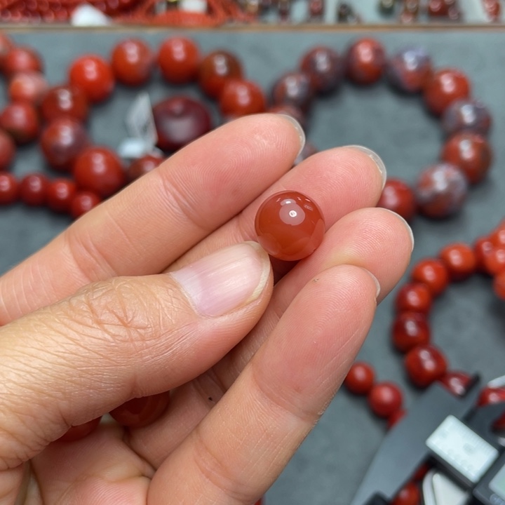南红玛瑙单珠11多样性发1未镶嵌