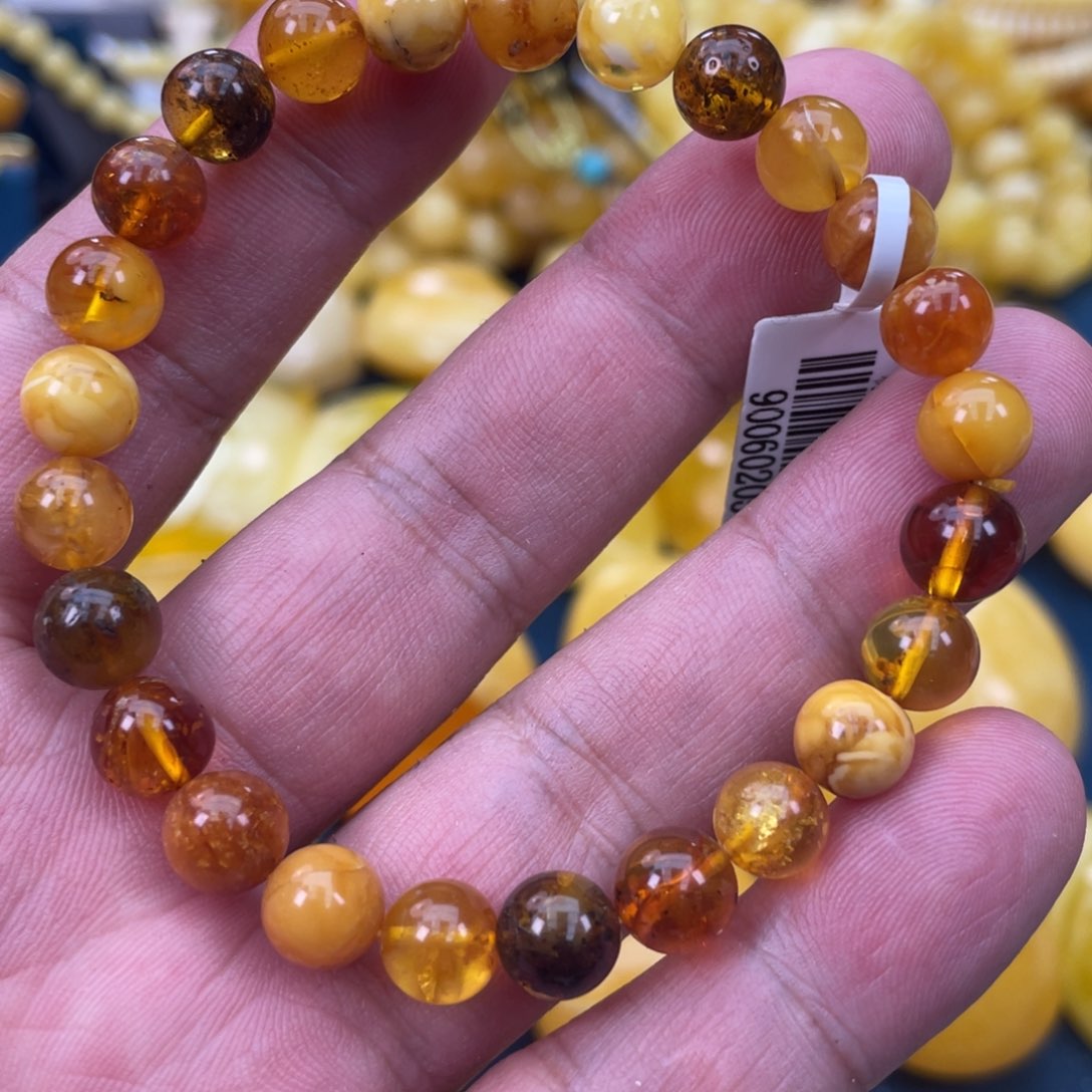 琥珀裸石未镶嵌琥珀蜜蜡