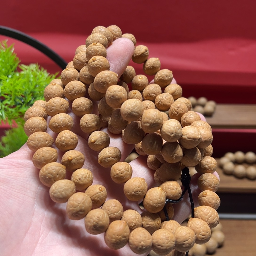 凤眼菩提手串12mm凤眼菩提108 矮桩飞鱼