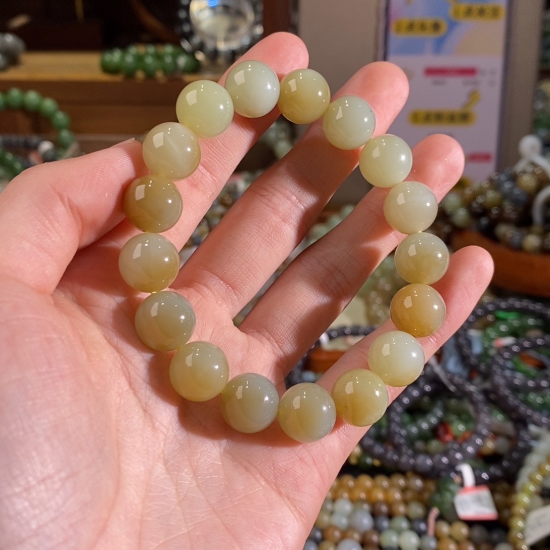 和田玉手链未镶嵌