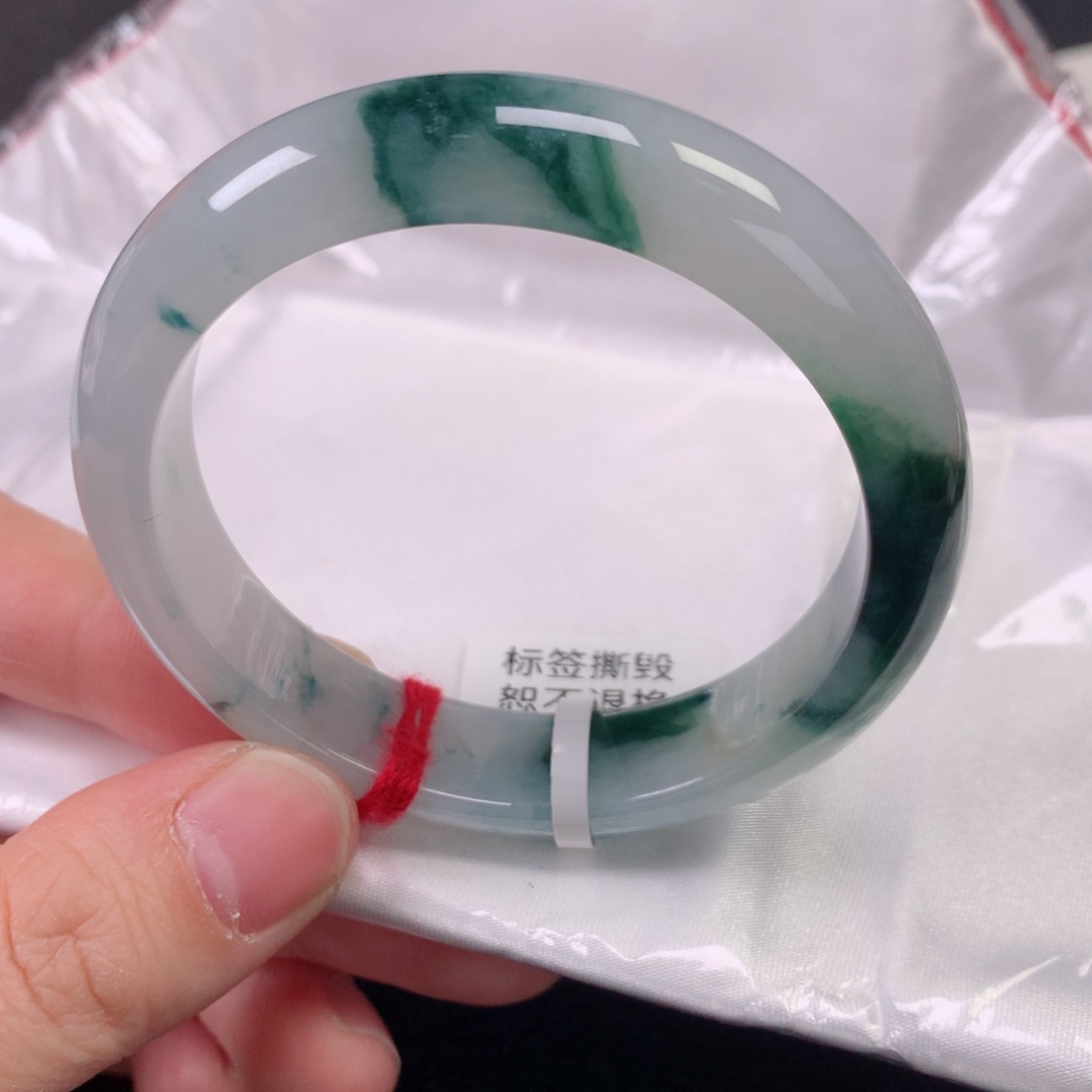 未镶嵌手镯翡翠缅甸天然翡翠手镯5253 