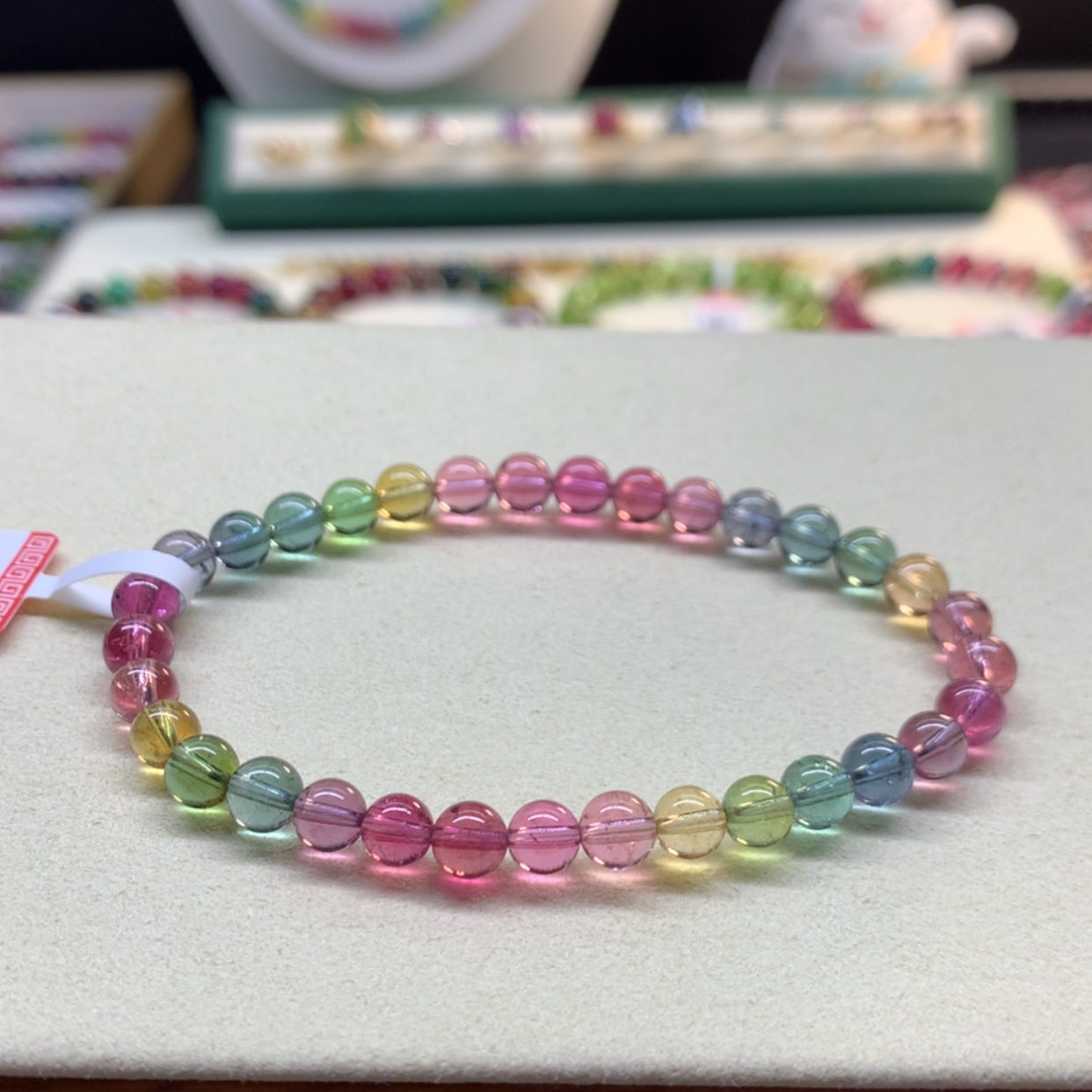 【闪购商品】碧玺手串未镶嵌碧玺人鱼5.8mm