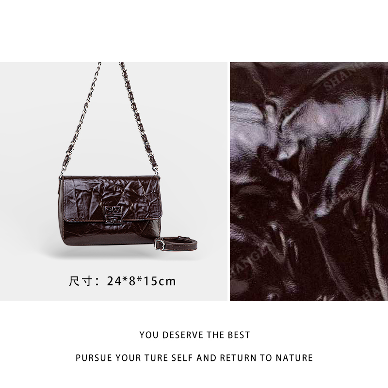 【尚恩CC】QYX-98206-巧克力-轻奢百搭手提腋下新款斜跨女包