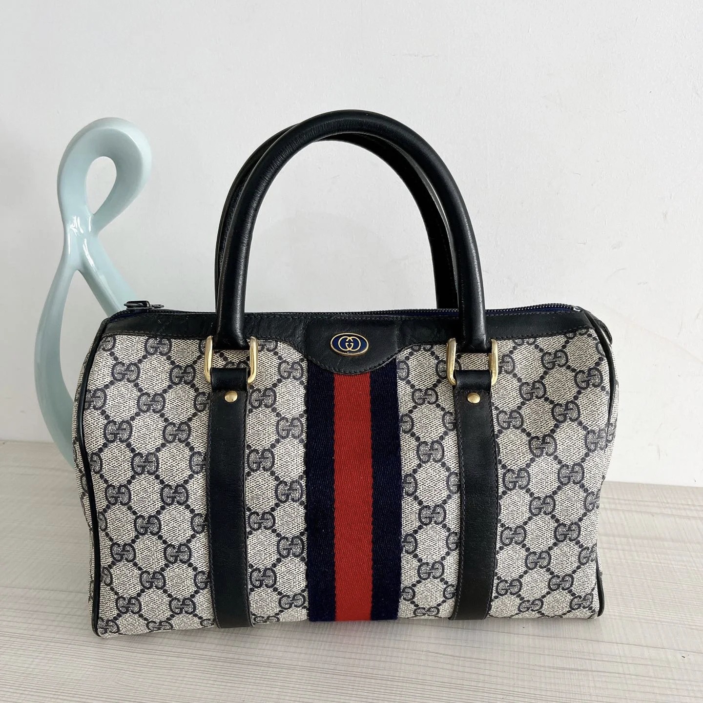 95新 GUCCI/古驰 G专属/古驰波士顿手提包/14913