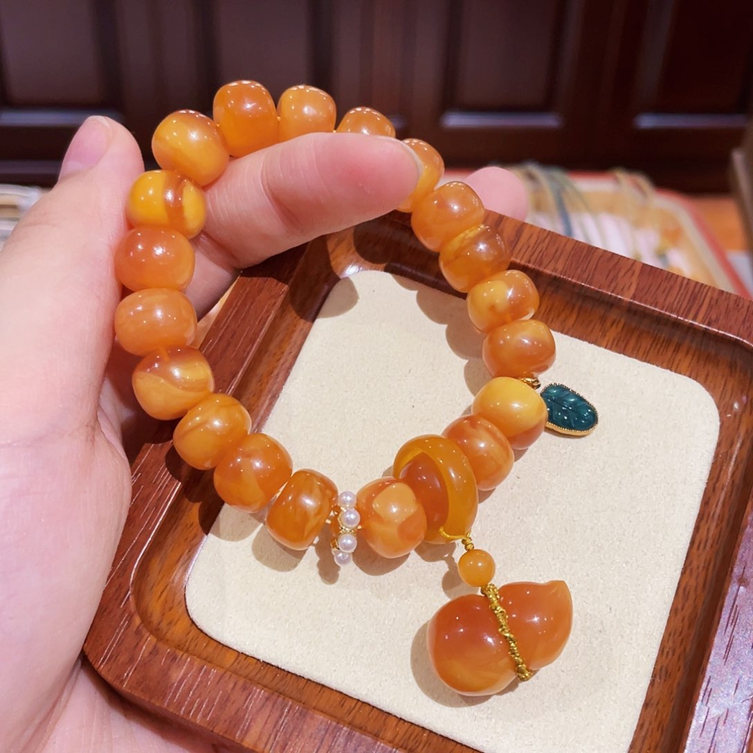 蜜蜡手链未镶嵌手串