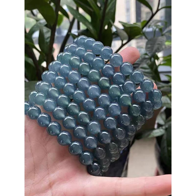 （聚宝严选）蓝水翡翠手串精美气质百搭时尚
