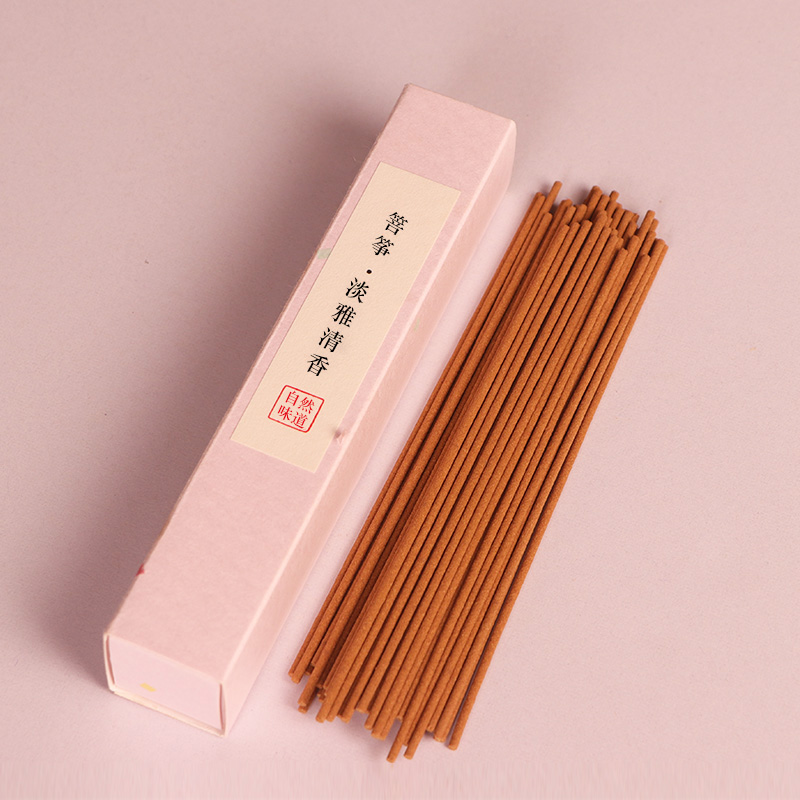 箁筝淡雅清香线香崖柏檀香熏香家用室内清净喝茶太行柏木规格15g