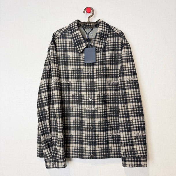 未使用 LouisVuitton/路易威登 格纹衬衫外套/50/编号12130