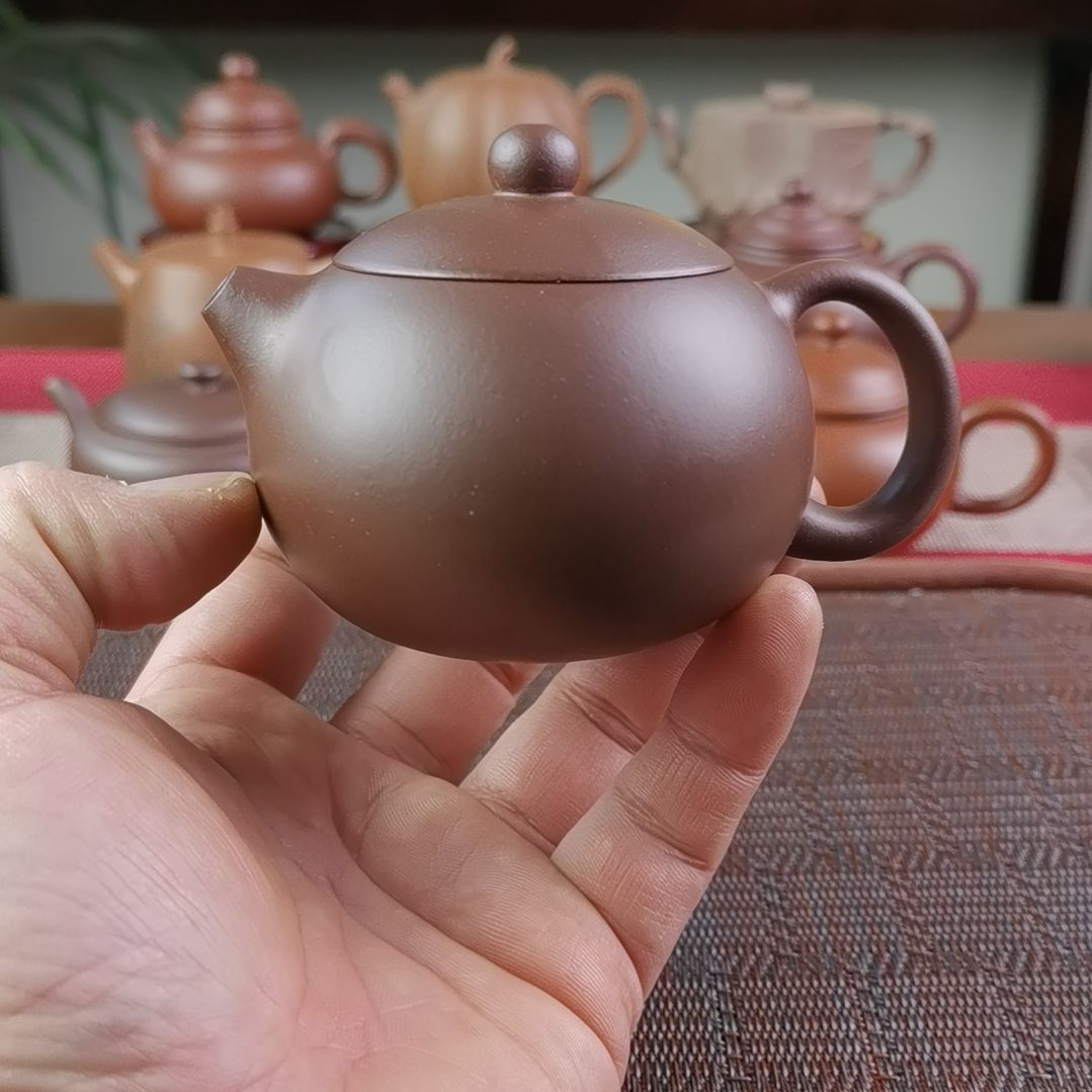 紫砂茶壶紫泥西施180CC