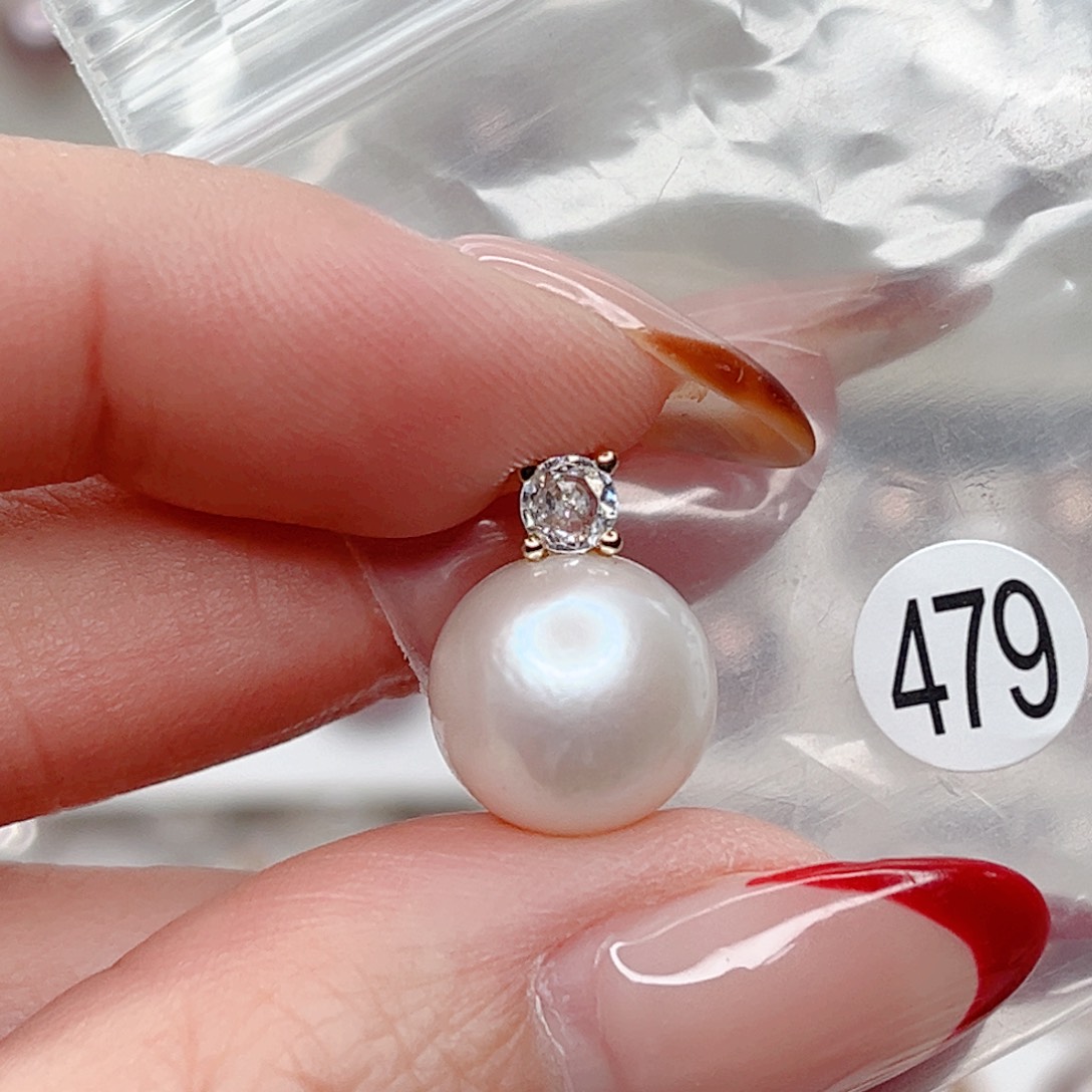 淡水珍珠吊坠(赠链)合金