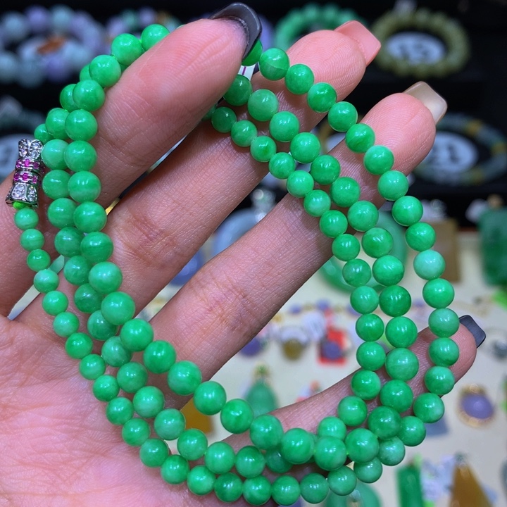 翡翠未镶嵌手链翡翠