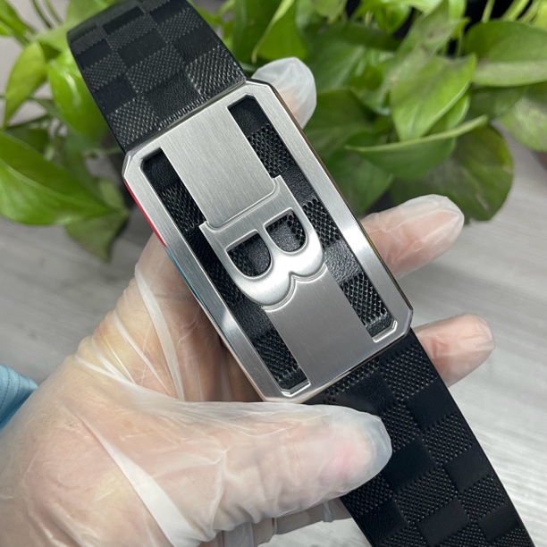    (内穿)Z字不锈钢自动扣搭配头层牛皮时尚休闲百搭真皮腰带裤带