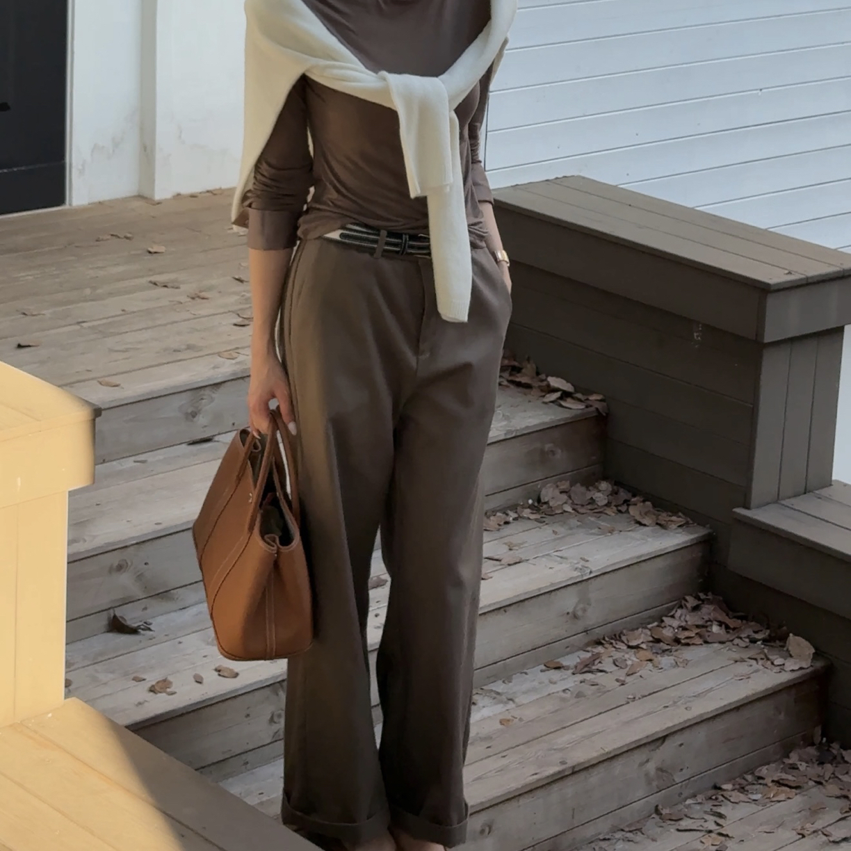 100%棉直筒长裤 7865