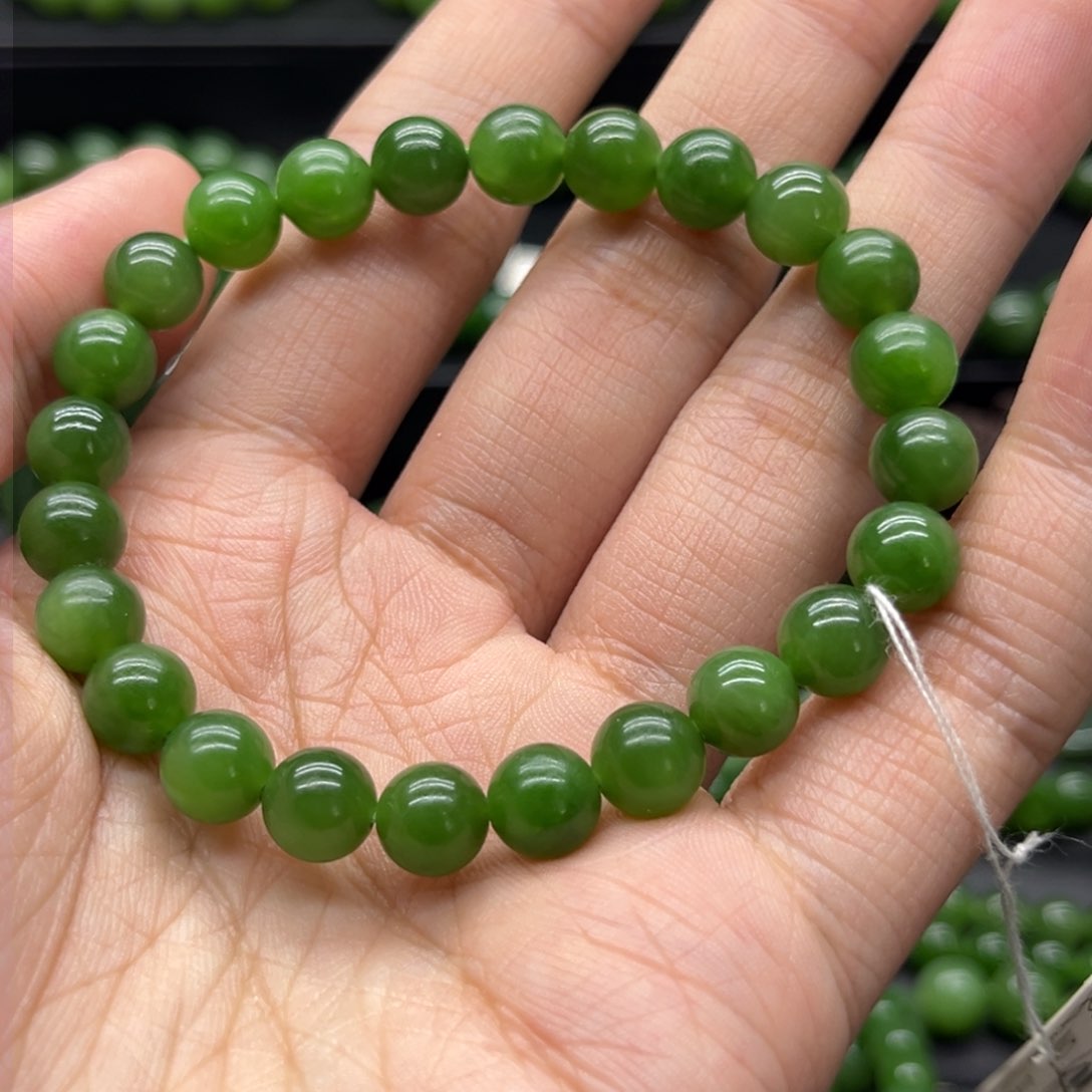 和田玉（碧玉）手链未镶嵌