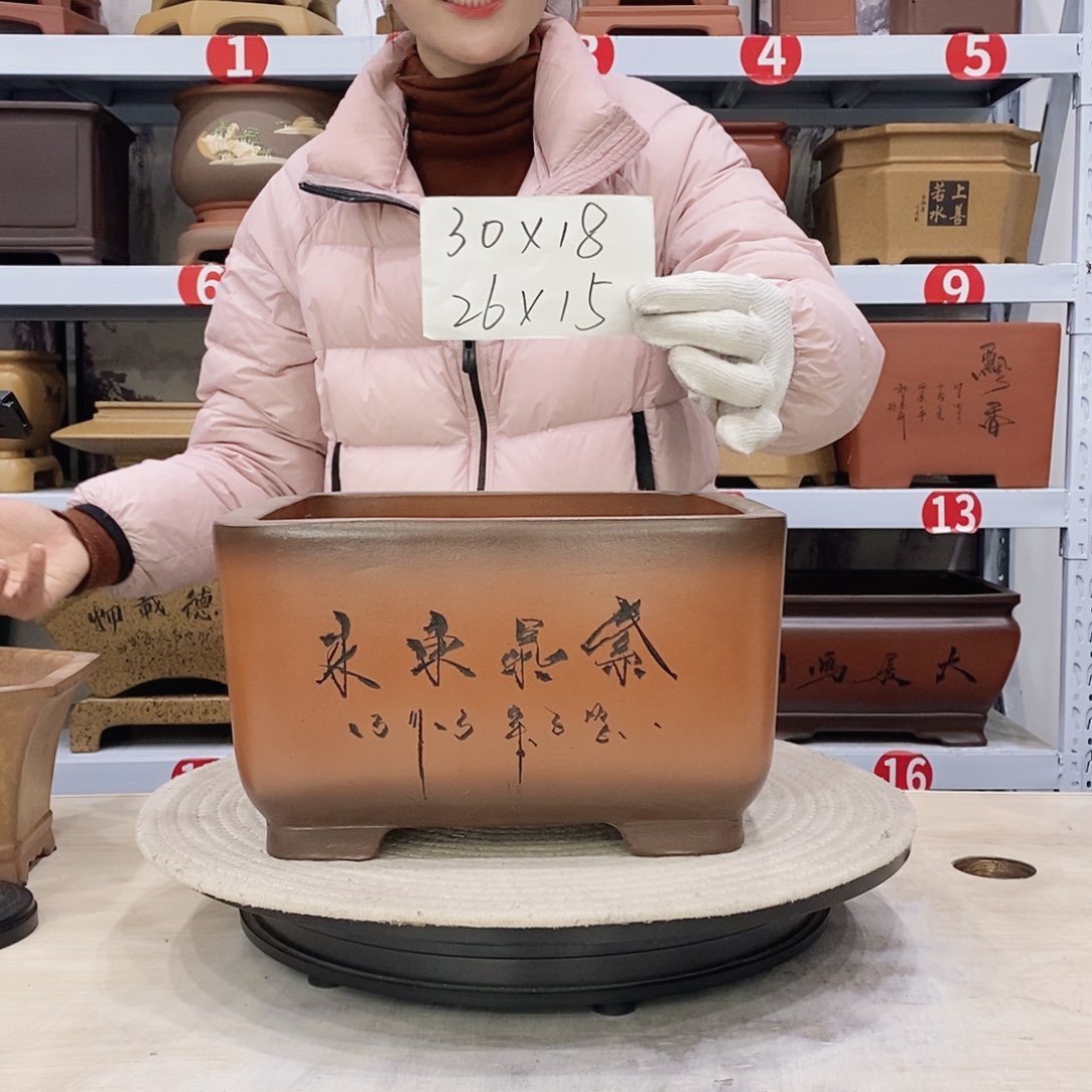 紫砂花盆紫砂花盆