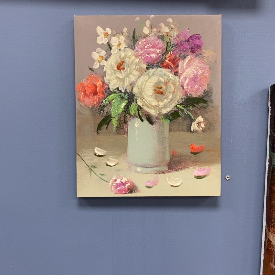 手工手绘精品油画20+25厘米