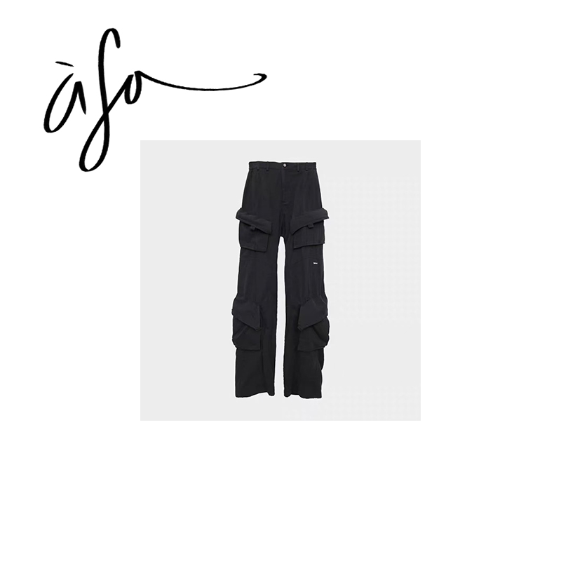 ASA-【虞书欣同款口袋工装裤】（ck00166）