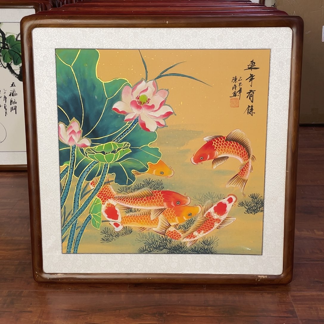 国画带框尺寸63*63厘米