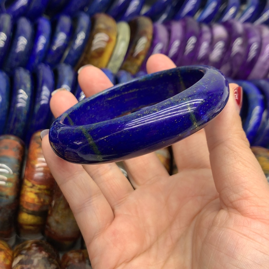 青金石手镯未镶嵌h****也