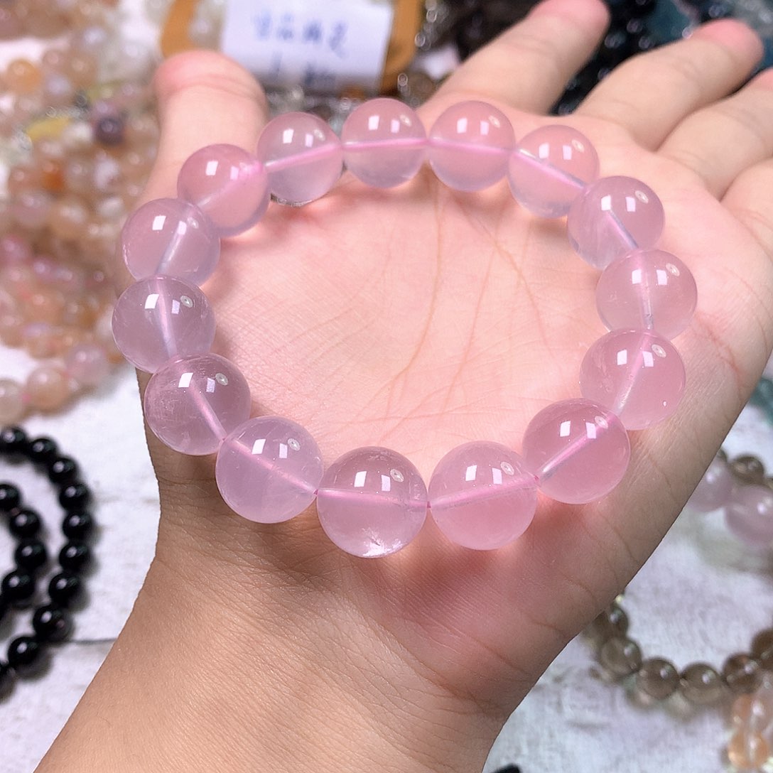 水晶手串未镶嵌天然