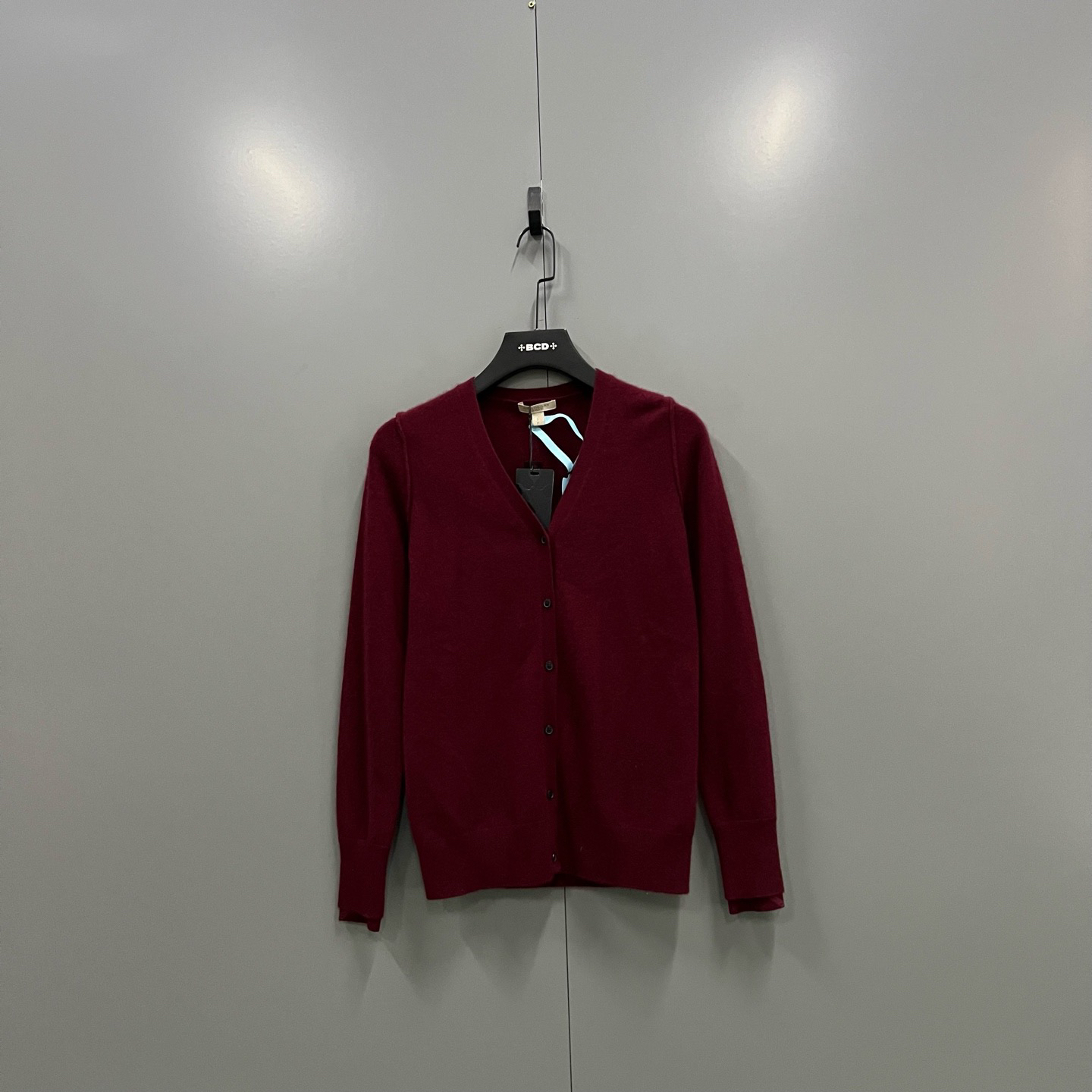 99新 BURBERRY/博柏利 （zz5）红色开衫 S吗/fg206536