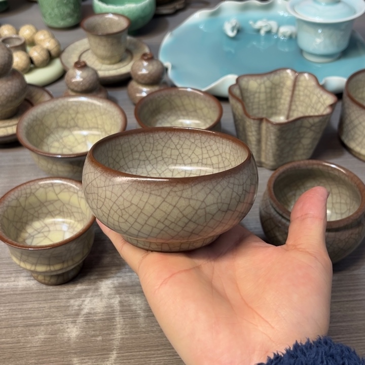 传世哥窑 秋实杯特价